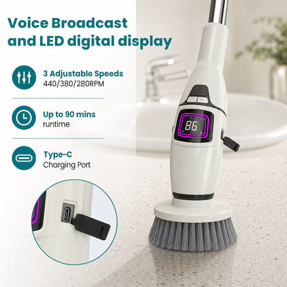 Tidvera™ Powered Reach Scrubber